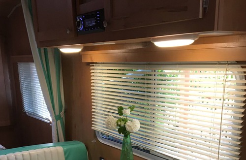 West Sound House | Retro Trailer on the farm