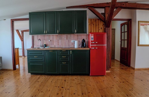 West Pomeranian Voivodeship Apartment | Retro Wooden Touch Apartment