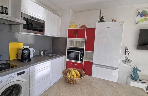 Le Trayas Apartment | REZ DE JARDIN T2 STANDING CAP NEREE VUE MER CLIM WIFI PARKING PISCINE