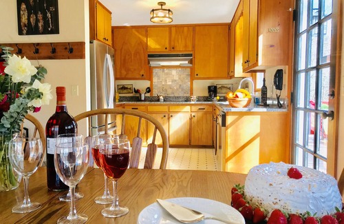 Cornelia House | Right on the ChattahoocheeRiver - visit Helen, fish off deck, or enjoy fire pit.