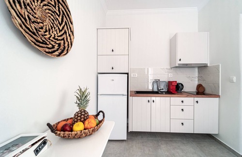 Akrotiri Apartment | Rimidi apartment garden view