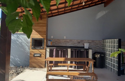 Itaipuacu House | RiqueHouse: Swimming pool and barbecue 500m from the beach