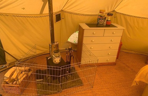 Penally RV Rental | Ritec Valley Glamping, 7m Luxury Bell Tent