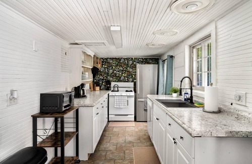 Arthur Ski Chalet | River Access w/Hot Tub, Grill, WiFi, & Fire Pit!