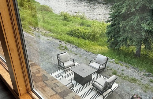 Fort Kent Mills House | River Escape! Spacious 5-bedroom house on the river. 500 ft from trail access!