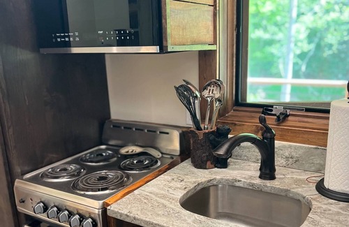 Elk Park Cabin | River front cabin in NC mountains, Pet-friendly, Access to river, and King Bed