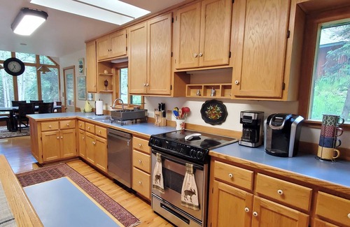 Idaho Springs Cabin | River Front Cabin with Fish Pond