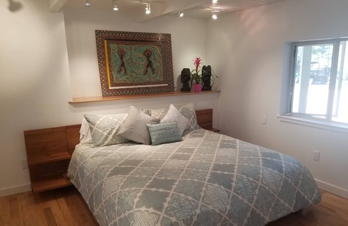 Carmel House | River-front Mid-century home + acreage: Gated flat private personal sanctuary!
