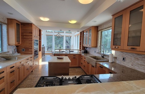Blanco Villa | River front villa w/ pool, BBQ, hiking, fireplace