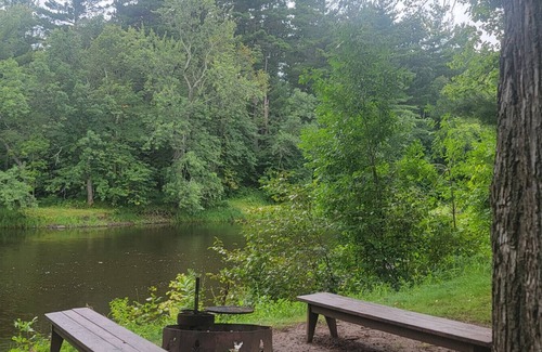 Pine City Cabin | River · Pine City-Riverfront-firepit-kayaks-pets-fireplace