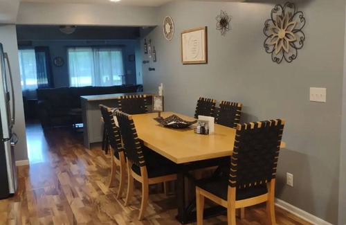 Thayer House | River retreat in Momence, IL. with river access. There is a private dock onsite.
