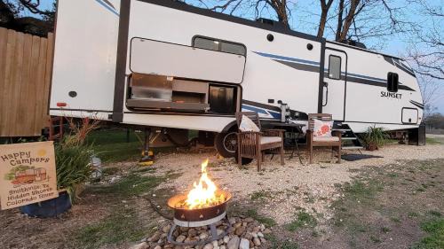 Bastrop House | River RV, Romance Glamping Pup Paradise Riverside