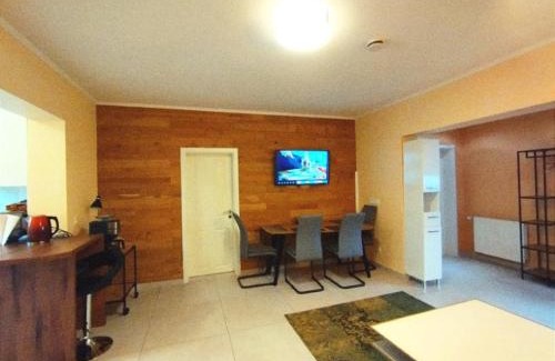 Hainburg Apartment | RIVER VIEW NEAR FRANKFURT - 3 ROOMS-4 BEDS & 1 SOFA BED -AIR CONDITION- Private PARKING