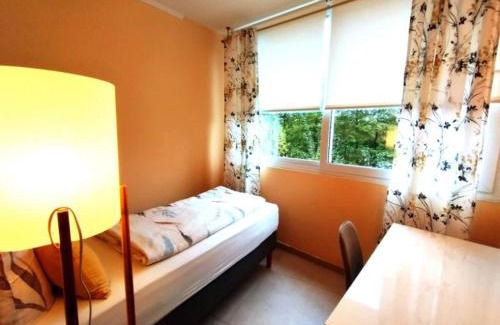 Hainburg Apartment | RIVER VIEW NEAR FRANKFURT - 3 ROOMS-4 BEDS & 1 SOFA BED -AIR CONDITION- Private PARKING
