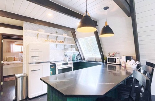 Blue River House | Riverfront A-Frame - Luxury Ski Cabin - Breckenridge