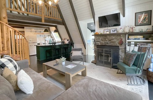 Blue River House | Riverfront A-Frame - Luxury Ski Cabin - Breckenridge