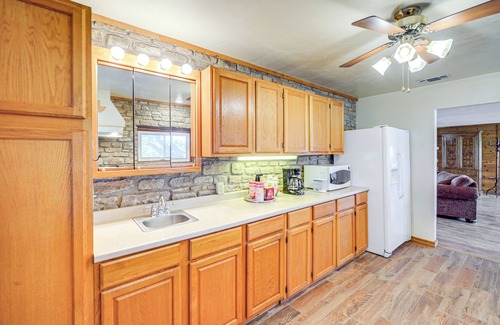 Brady House | Riverfront Brady Retreat on 25 Acres!
