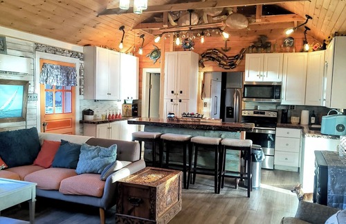 Allen Cabin | Riverfront Cabin Getaway at The Brackish - Pet Friendly!