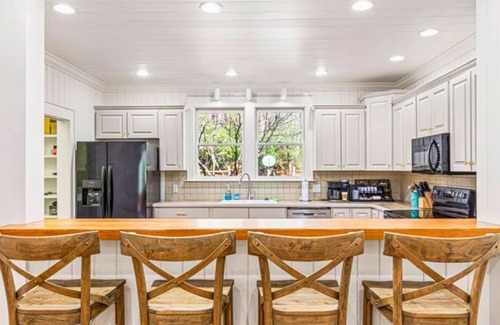 Sapphire House | Riverfront Cabin, Sauna, 3BD, Private Trail Access