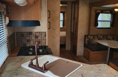Petersburg House | Riverfront camper, loads of amenities, near Smoke Hole, Seneca Rocks