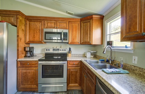 Mendota House | Riverfront Cattle Farm Home in the Mountains