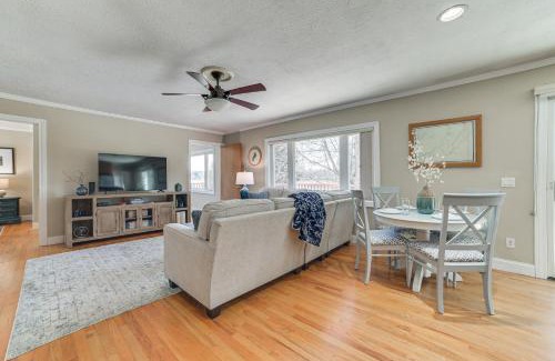 Cheboygan House | Riverfront Cheboygan Home with Deck and Boat Dock!