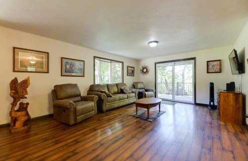 Covington House | Riverfront Covington Cabin with Deck and Fire Pit!