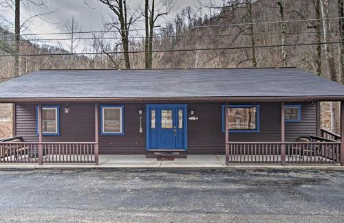 Elkins House | Riverfront Elkins Home with Fireplace and Deck!