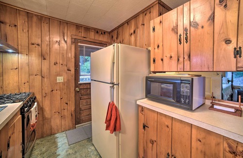Lake Luzerne Cabin | Riverfront Escape w/Dock: 19 Mi to Saratoga!
