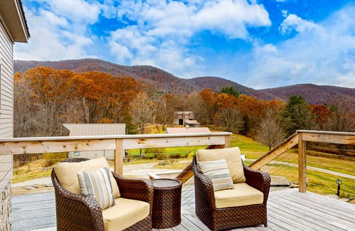 Pawlet House | Riverfront estate, mountain views, dog-friendly, fireplace, balcony, w/d, wifi