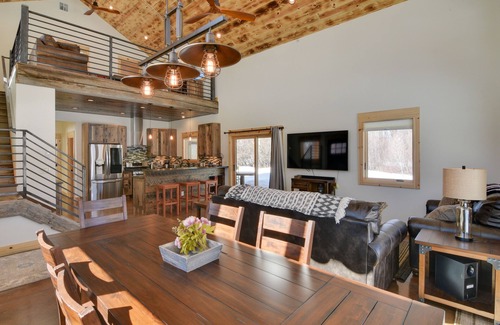 Gunnison House | Riverfront Home w/BBQ: 2 Mi to Downtown Gunnison!