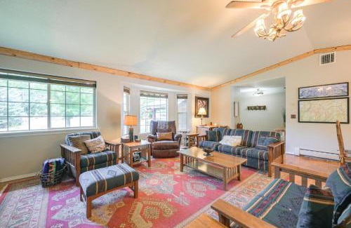 San Juan River Village House | Riverfront Home with Hot Tub about 19 Mi to Wolf Creek!