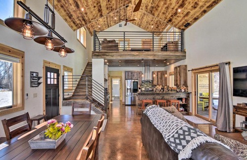 Gunnison House | Riverfront Home with BBQ 2 Mi to Downtown Gunnison!