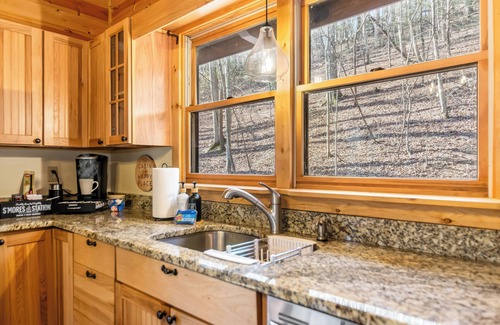 Ellijay Cabin | Riverfront King Suite Cabin, Coosawattee Resort, Fire Pit, WIFI, BBQ,Hot Tub