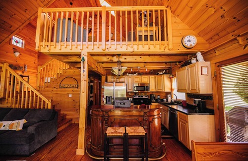 Draper Cabin | Riverfront Log Cabin/Pet Friendly/Family Fun! 3BS8
