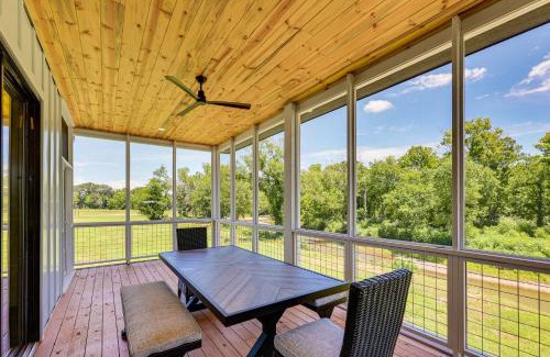 Nashville House | Riverfront Murfreesboro Cabin with Fire Pit