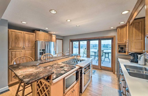 Rockford House | Riverfront Rockford Home with Fire Pit and Deck!