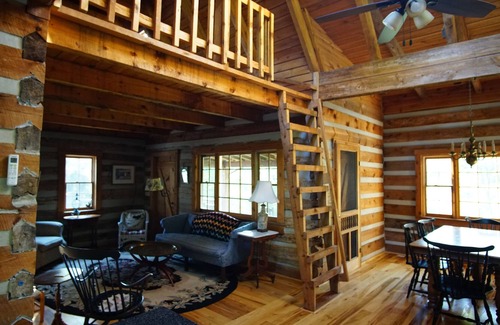 Quicksburg Cabin | Riverfront, secluded cabin near wineries and hiking trails