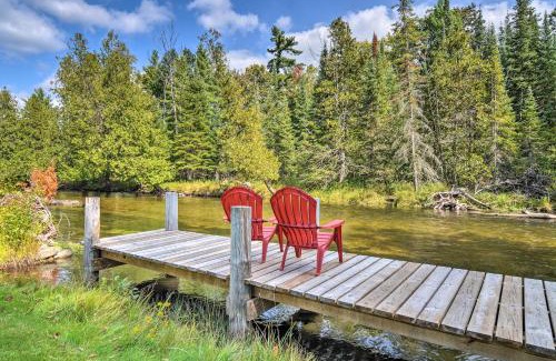 Mayfield House | Riverfront Traverse City Cabin Near Snowmobiling!