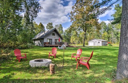 Mayfield House | Riverfront Traverse City Cabin Near Snowmobiling!
