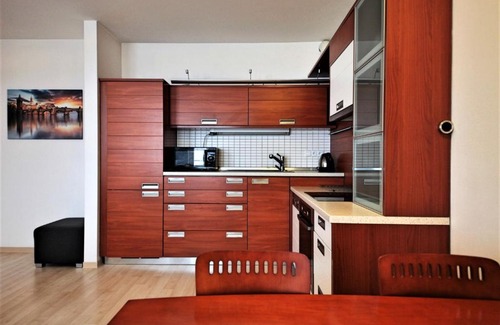 Andel Apartment | Riverside Apartment Anděl