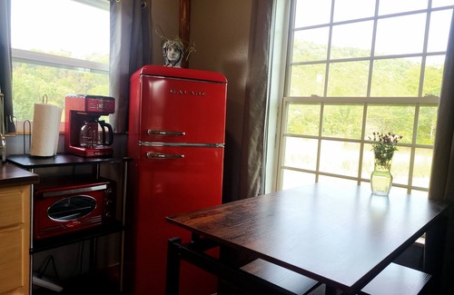 Eureka Springs Cabin | Riverside "Barndominium" w/easy access to water