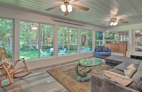 Citrus Springs House | Riverside Dunnellon Home w/ Hot Tub & Kayaks!