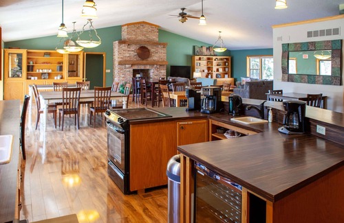 Port Sheldon House | Riverside Retreat on 30 Wooded Acres-Perfect for Families, Teams, and Gatherings