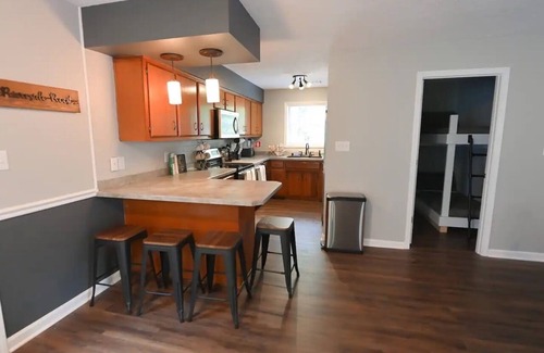 Lawrenceburg House | Riverside Roost -bourbon themed waterfront home