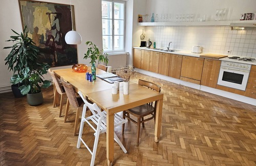 Ljubljana Old Town Apartment | Riverside stay & Castle view Apartment Mara/2 rooms, big living & dining room