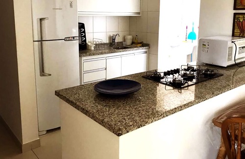 Sao Lourenco Apartment | Riviera: Apto com wi-fi, espaço gourmet e piscina