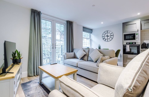 Stoney Middleton Apartment | Rock Mill | Deluxe 2-Bed with Private Balcony