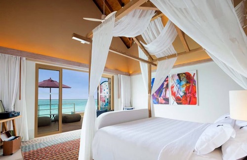 Farukolhufushi Island Hotel | Rock Star Overwater Villa, Hard Rock Hotel, Outdoor Deck, 2 Bedrooms