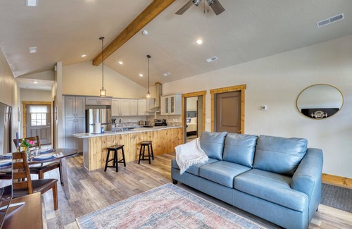 Rockerville Condo | Rockerville Gold Town Lodging #1- This one-bedroom condo is your perfect home base for adventure and relaxation. Just minutes from Mount Rushmore, Crazy Horse Memorial, Custer State Park, Sturgis, and the Badlands.
